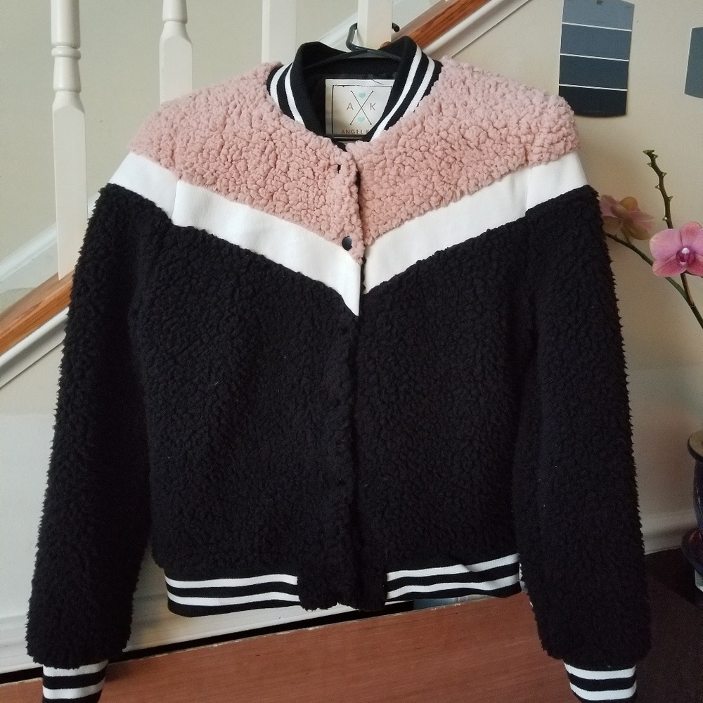 Sherpa bomber jacket ( not a brand)